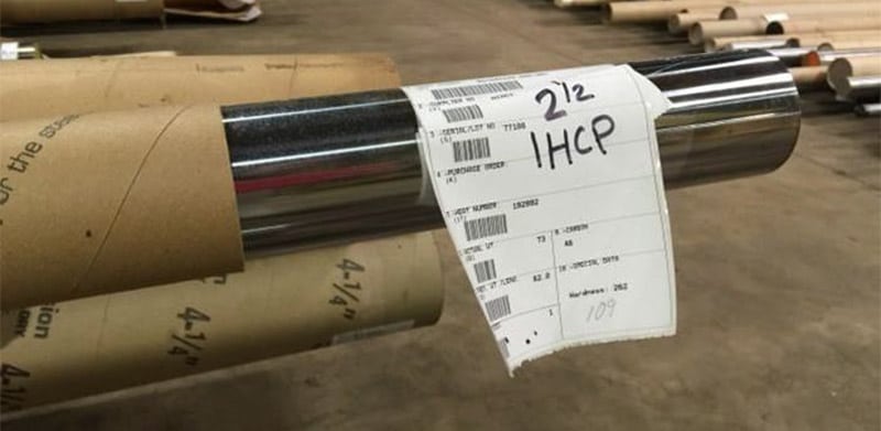 Induction hardened chrome shafting for wear resistance and strength